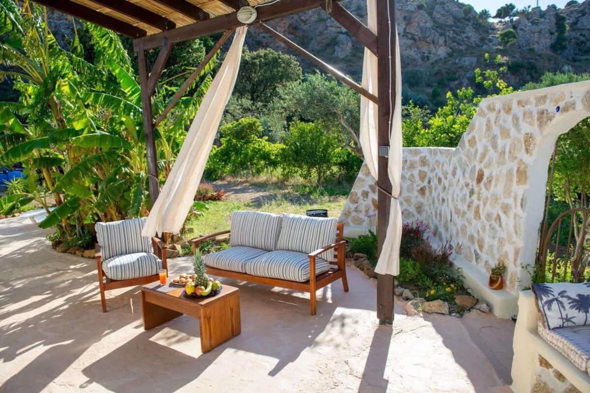Appartamento Atlantic Cave Haven-Seaside, Fully Equipped Kolymbia Esterno foto