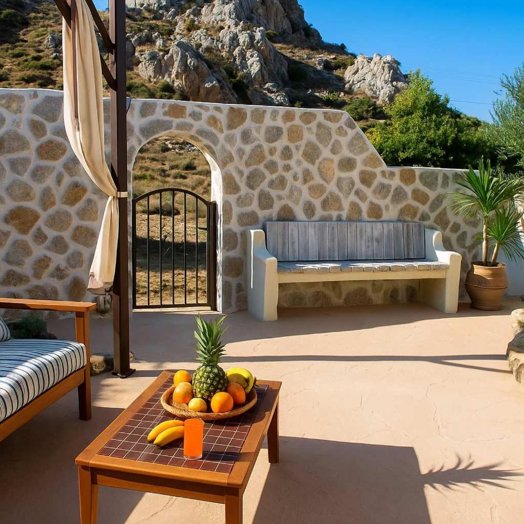 Appartamento Atlantic Cave Haven-Seaside, Fully Equipped Kolymbia Esterno foto